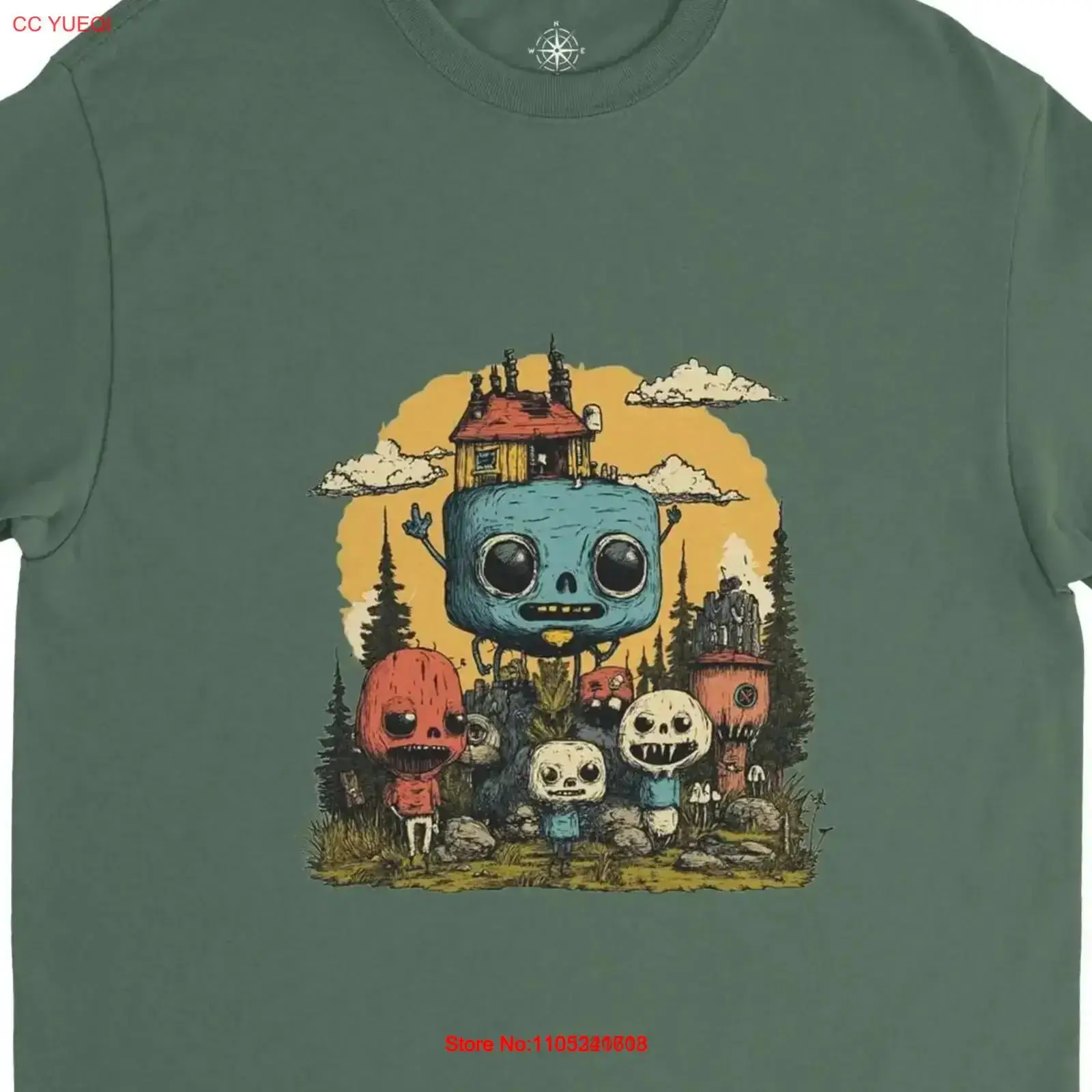 Quirky Vintage Fashion - 風変わりな村の人々 Tシャツ メンズ 父の日 彼氏 ヴィンテージ