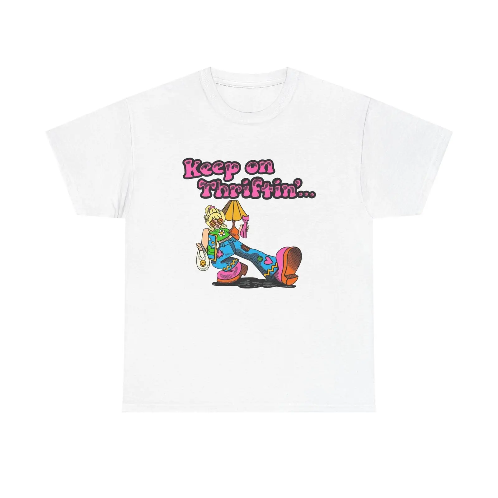 Vintage Fashion Thrift - Keep On Thrifting 面白い T シャツ