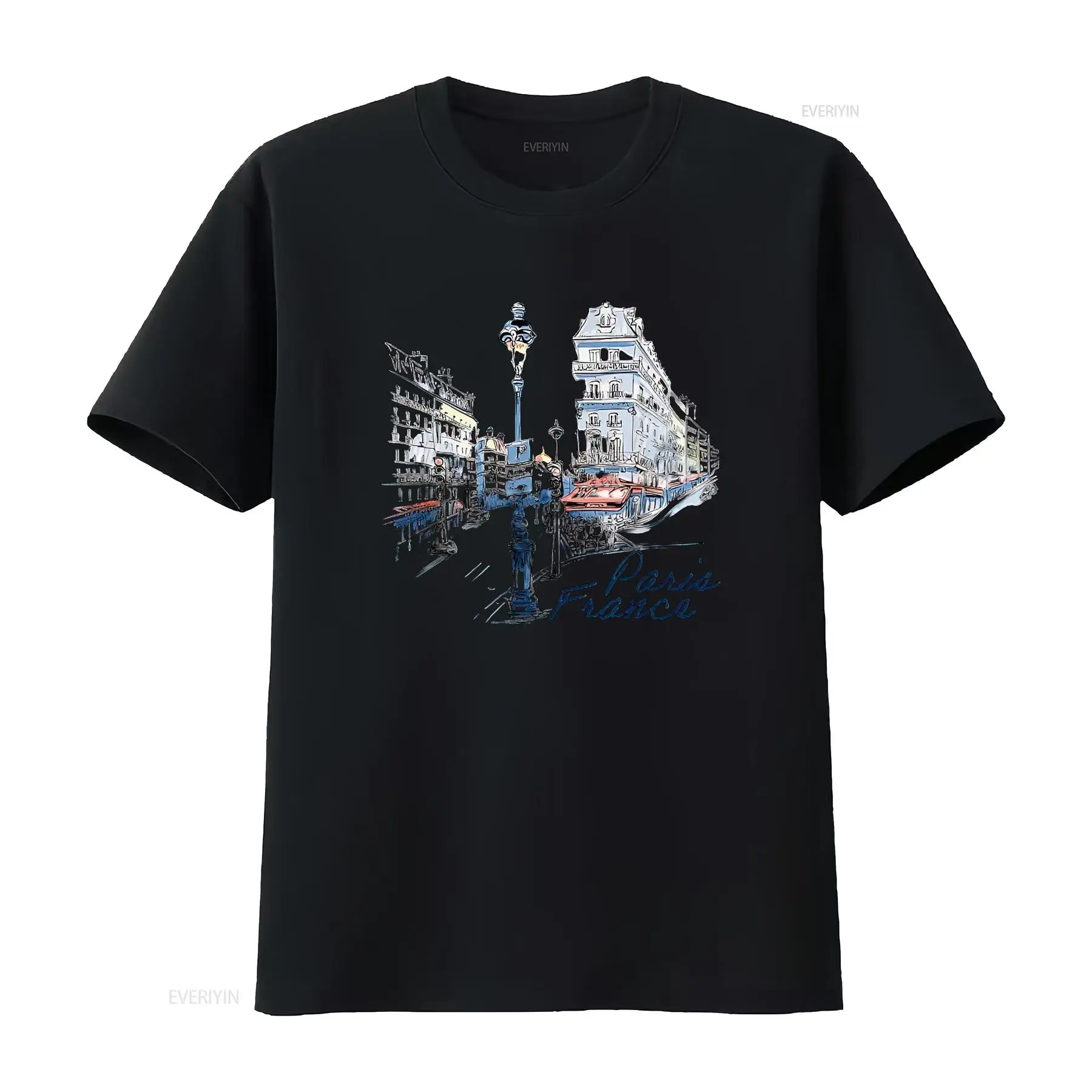 Vintage Fashion In Paris - パリ フランス お土産 Tシャツ レディース ホワイト
