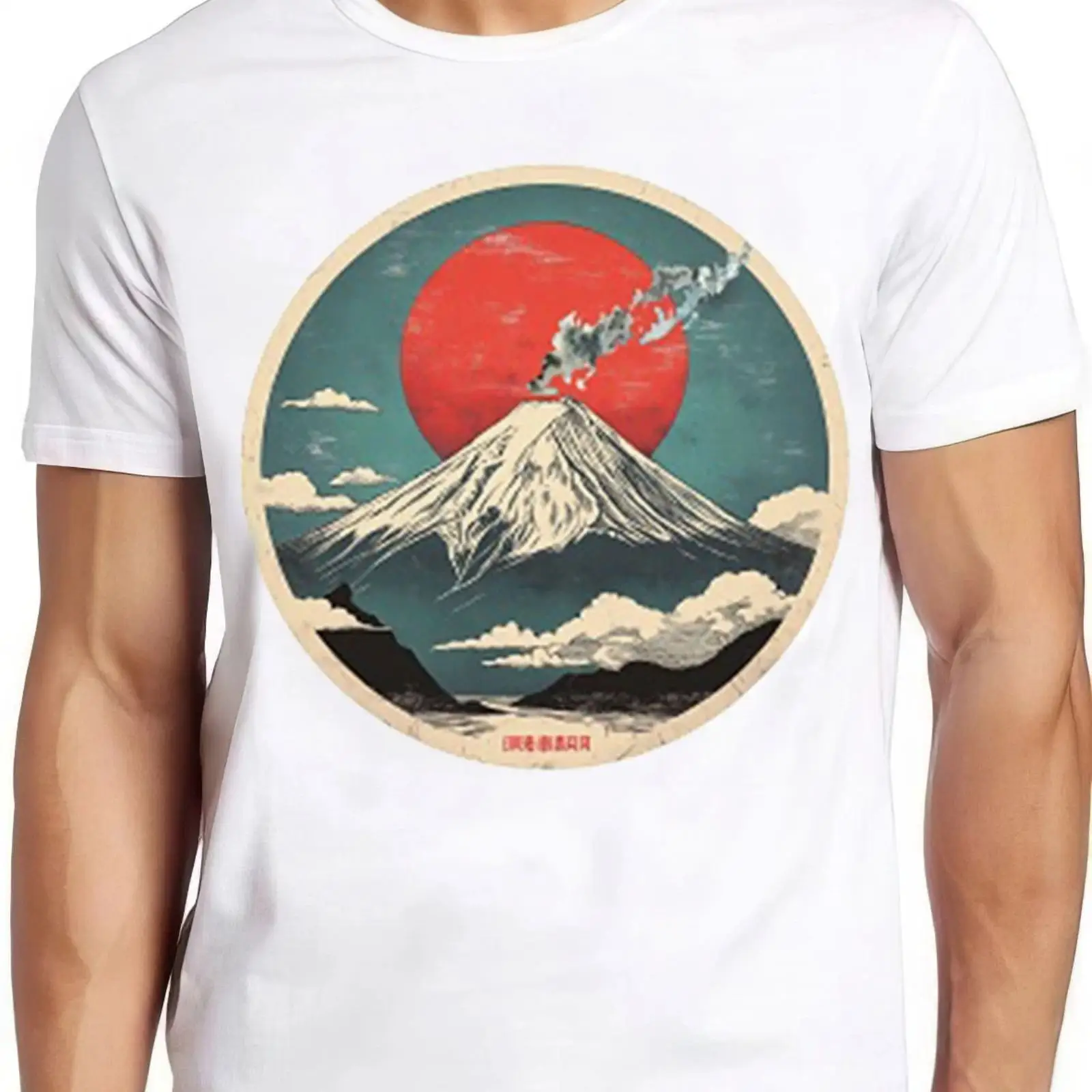 Vintage Fashion Tokyo - 富士 T シャツ サンマウントジャパン象徴的な火山東京クールゲシェンク 2323 ヴィンテージ