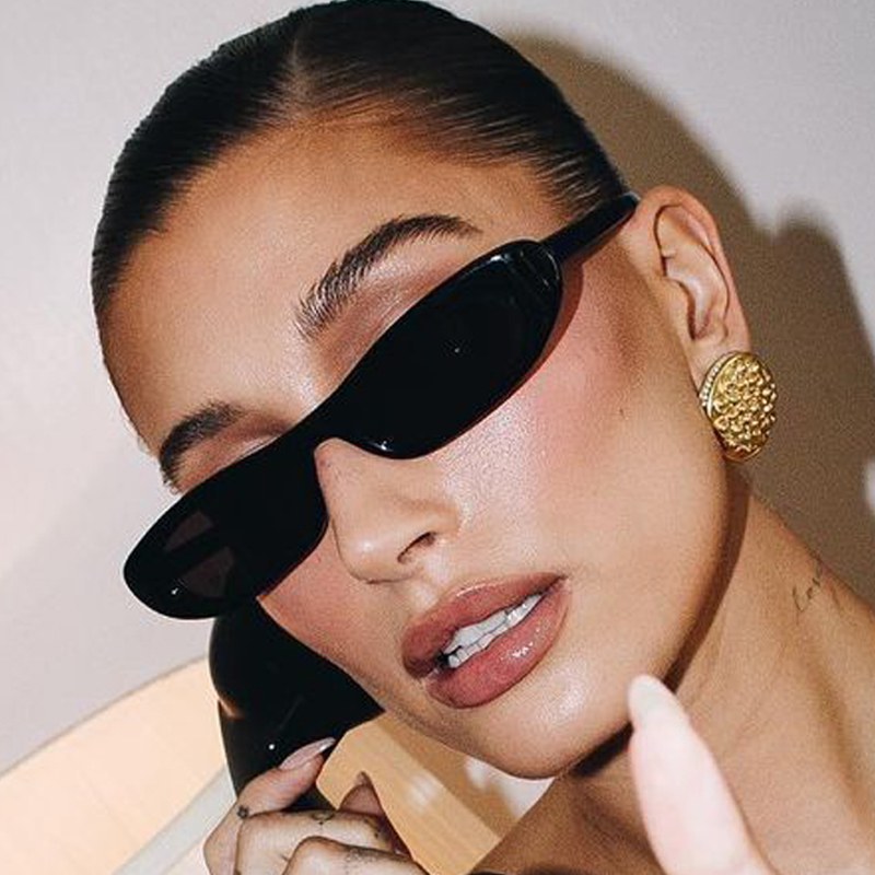 Vintage Fashion Glasses - 小さなフレームオーバルサングラス女性ブランドデザイナーヴィンテージミラーサングラス女性の個性ファッションシェードオキュロスデソル