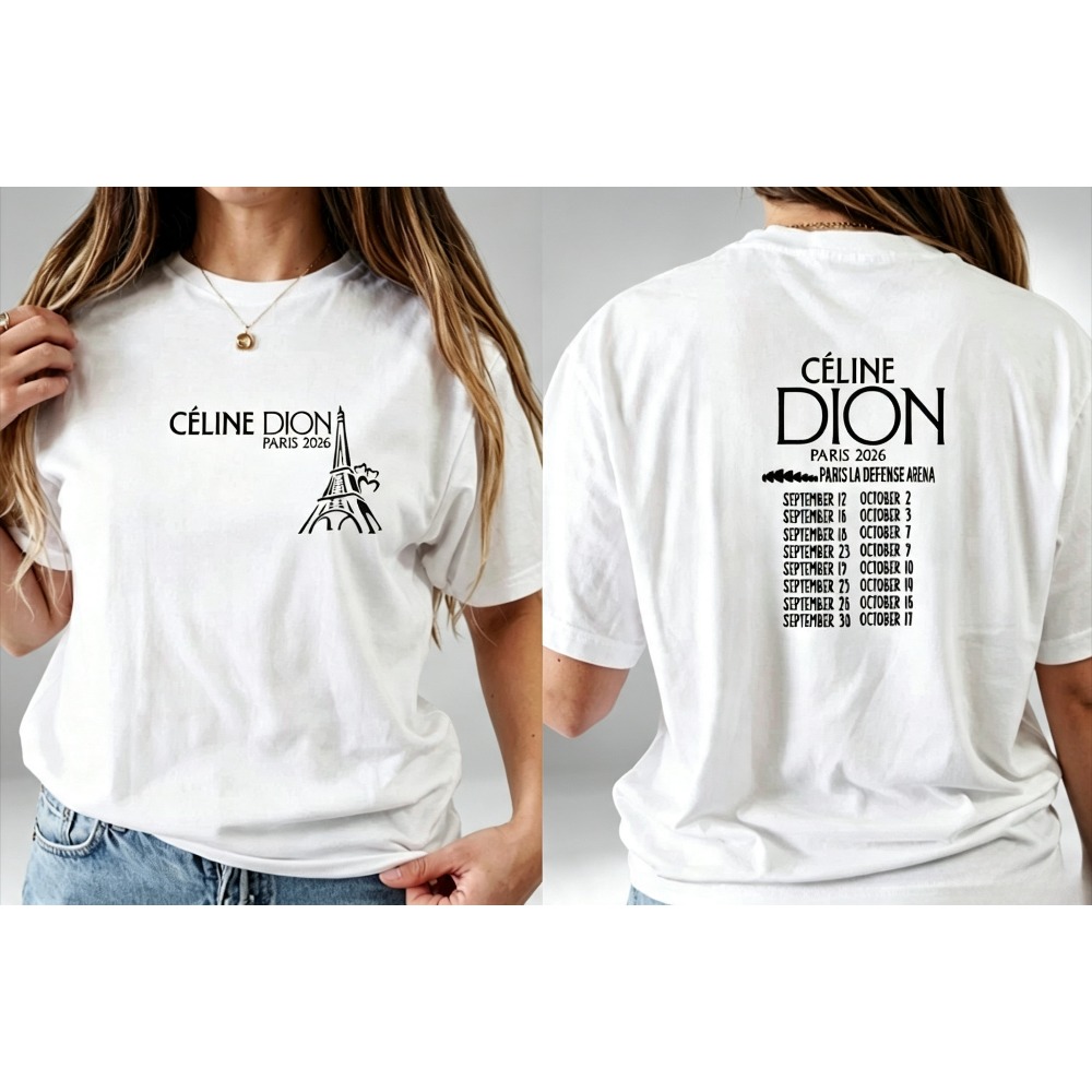 Vintage Fashion In Paris - パリ エッフェル塔 ツアー デイトプリント メンズ Tシャツ