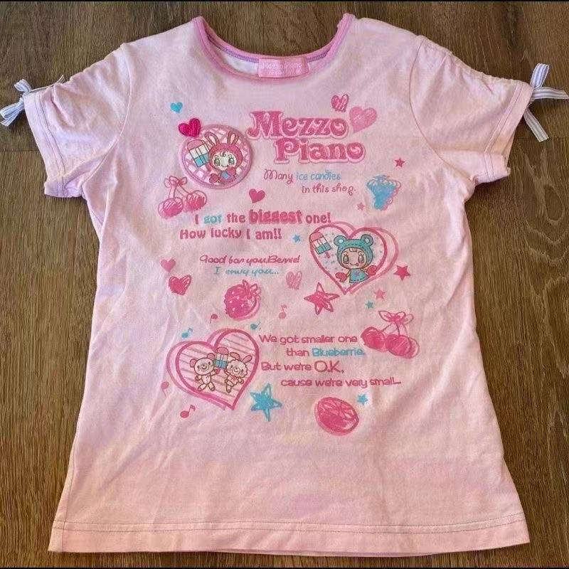 ヴィンテージかわいいキュートな半袖 Tシャツ女性 Y2K ク - Vintage Fashion Style のレビューと価格
