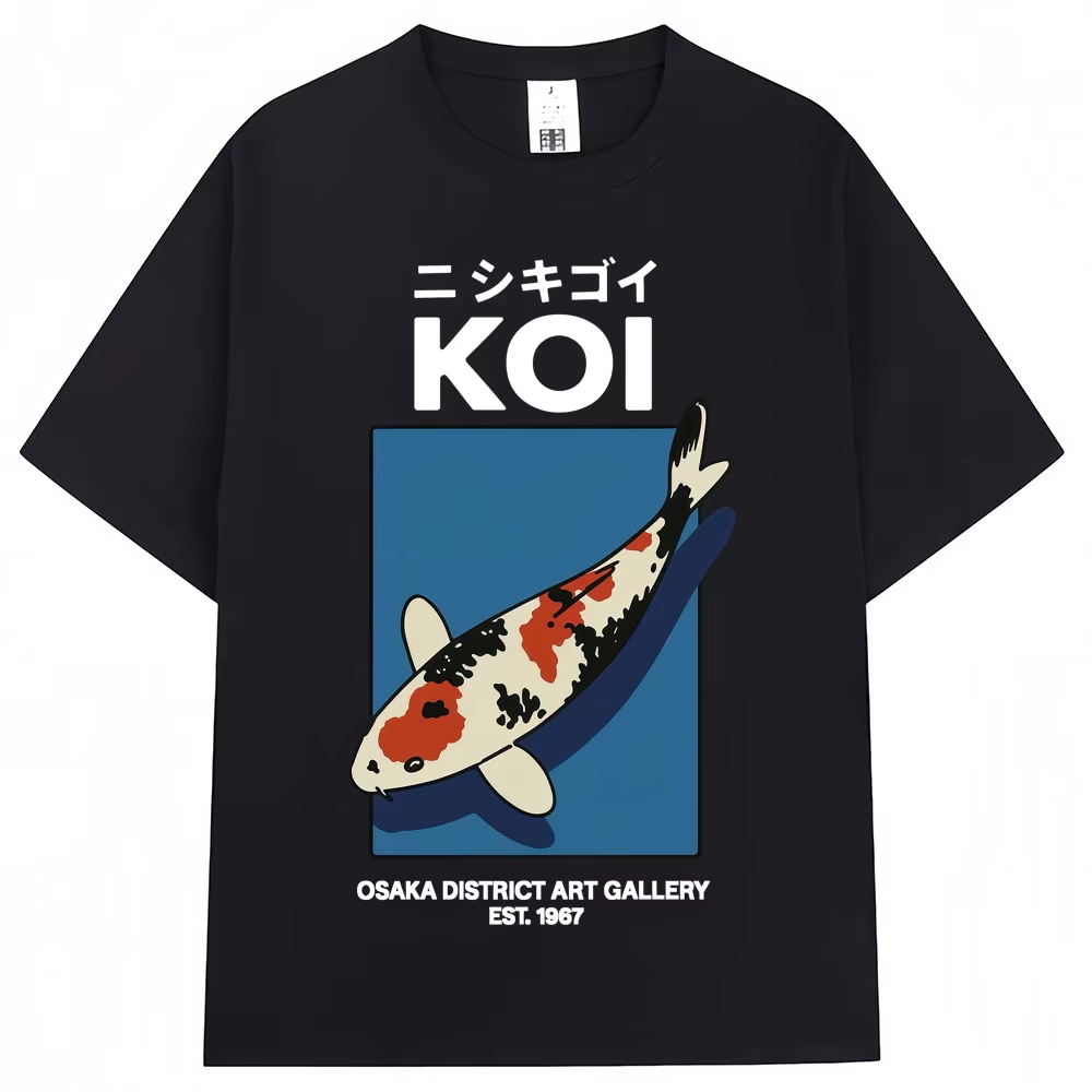 日本の富士ドラゴンヤクザ東京鯉Tシャツ メンズ レディース  - Vintage Fashion Tokyo のレビューと価格