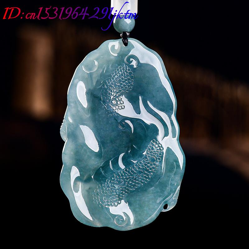 天然ビルマ翡翠ドラゴンペンダントネックレスヴィンテージデザイ - Vintage Fashion Designers のレビューと価格