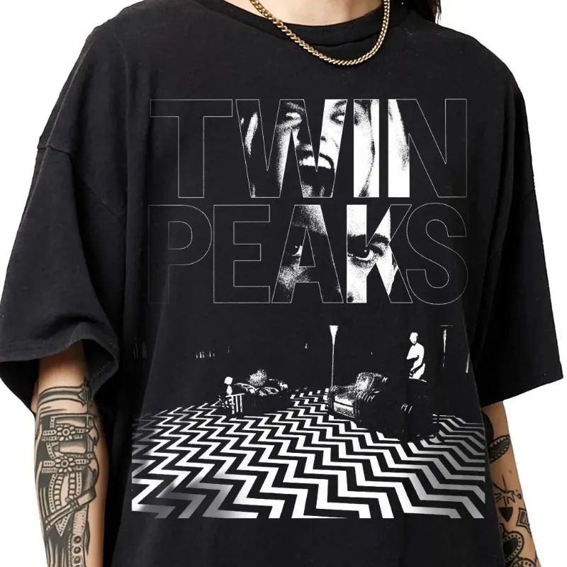 ホラー映画テーマプリント Tシャツ テレビドラマ ツインピー - Vintage Fashion Tv のレビューと価格