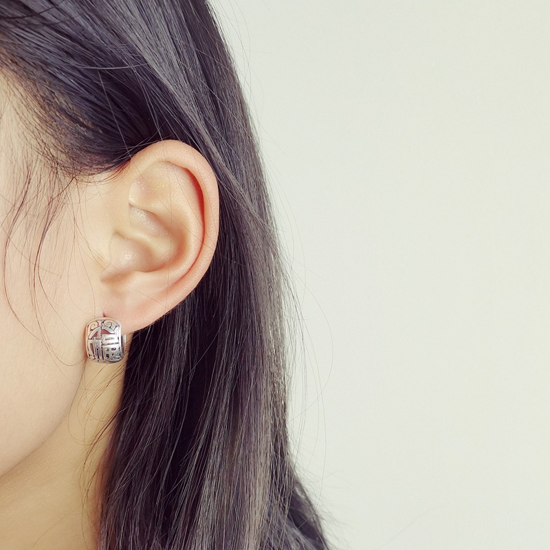 925 シルバー イヤリング ファッショナブルなレトロ マッ - Vintage Fashion Ornaments のレビューと価格