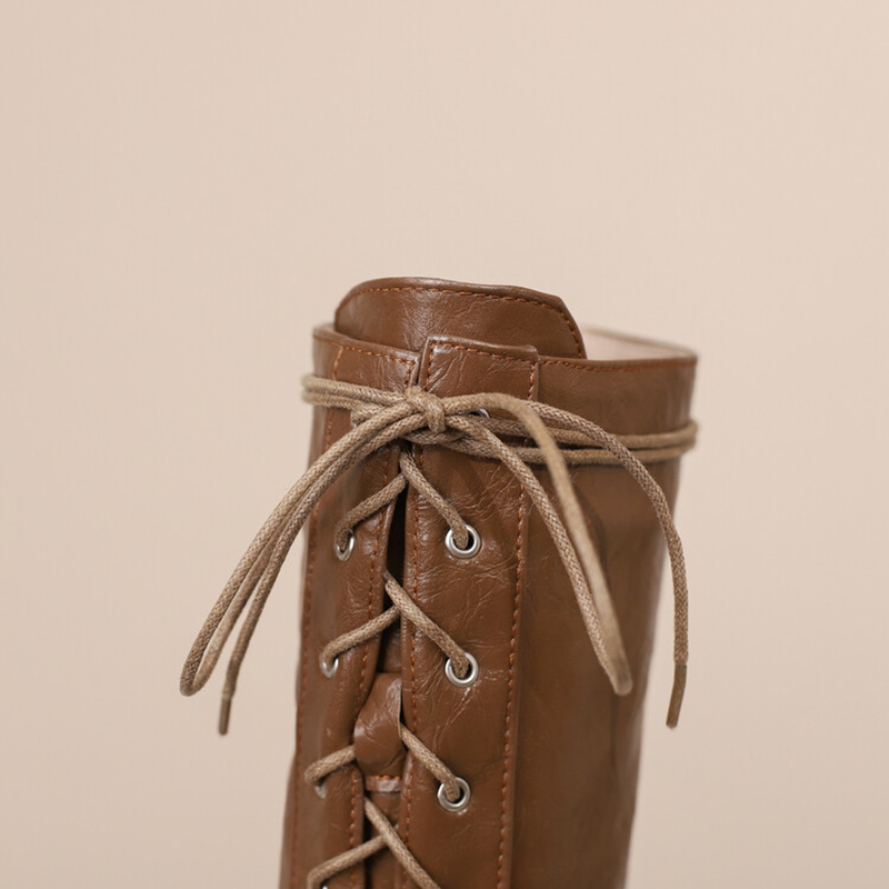 Reave cat-女性用ヴィンテージニーブーツラウンドトゥ - Vintage Fashion Style のレビューと価格