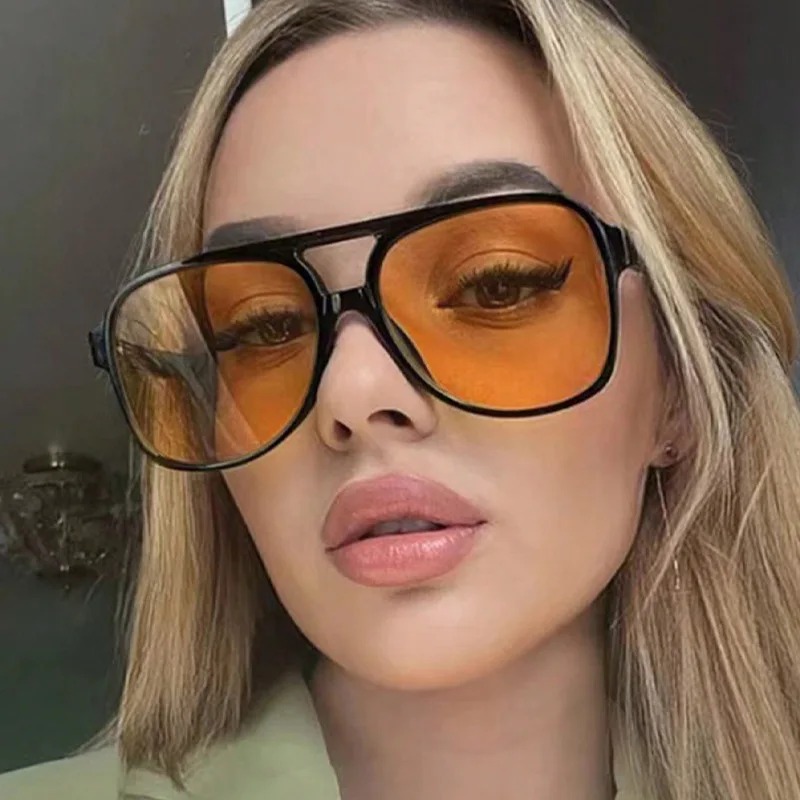 レトロサングラス メンズ レディース ラージフレーム クラシ - Vintage Fashion Glasses のレビューと価格