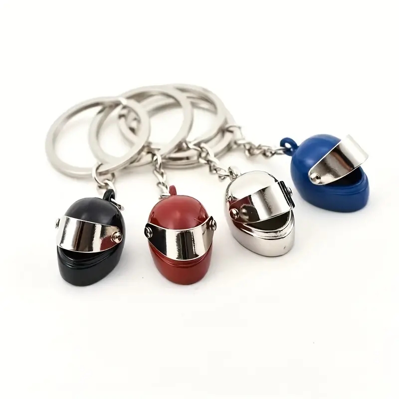 クリエイティブなオートバイのヘルメットキーホルダー,ヴィンテ - Vintage Fashion Ornaments のレビューと価格