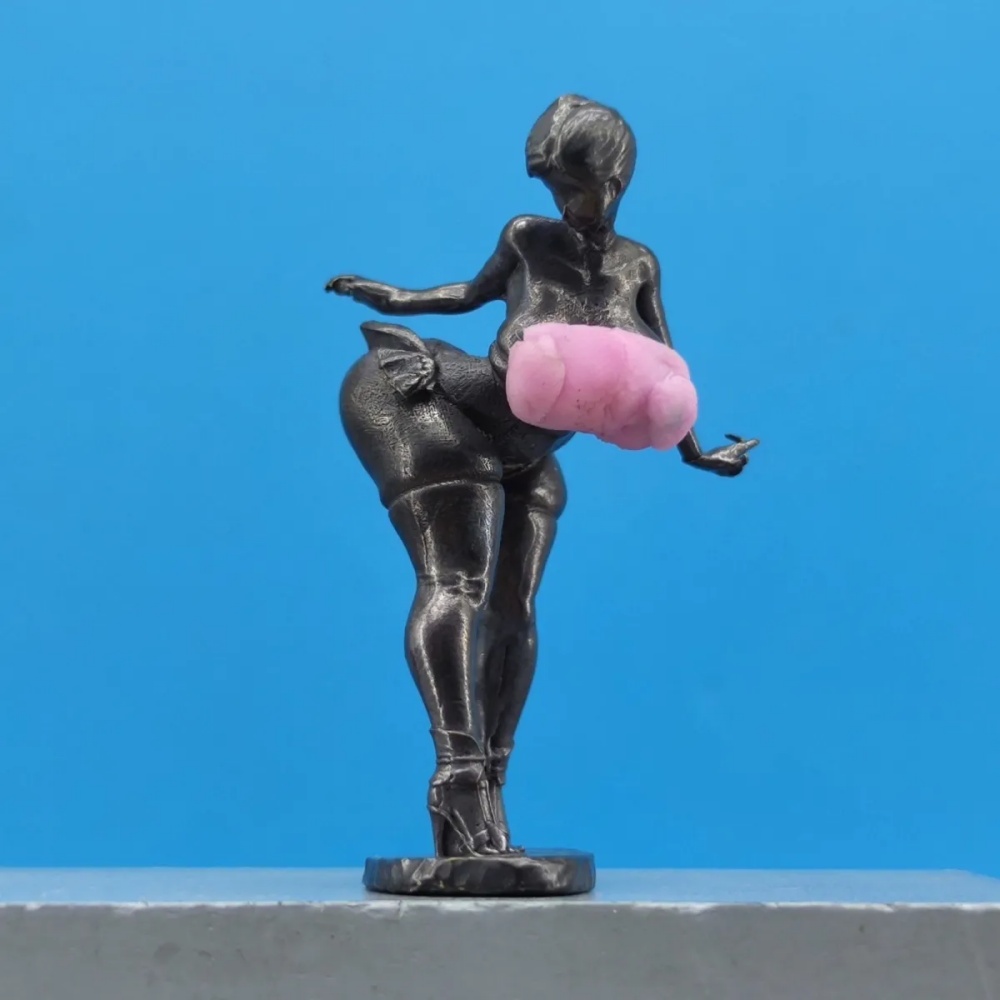 ヴィンテージ酸化真鍮ファッション女性ミニフィギュア車内ゲーム - Vintage Fashion Ornaments のレビューと価格
