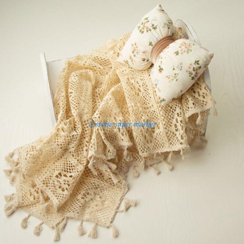 090B 新生児の写真撮影の小道具ブランケットヴィンテージタ - Vintage Fashion Ornaments のレビューと価格