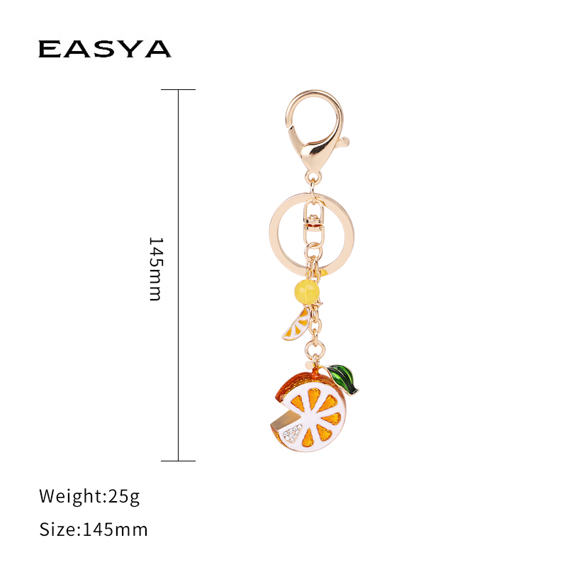EASYA 模造フルーツオーナメントチャームキーホルダーレモ - Vintage Fashion Ornaments のレビューと価格