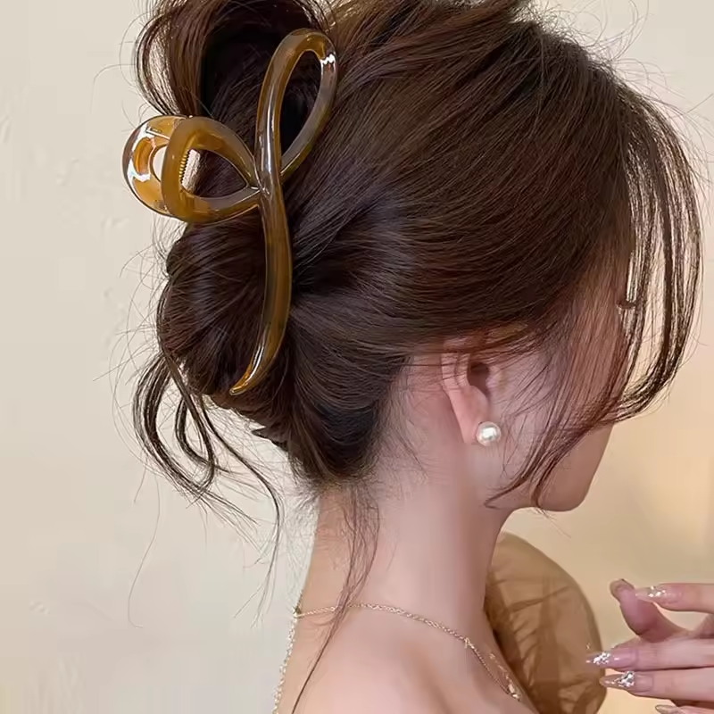 エレガントなゼリーカラーのリボンヘアクロー女性のためのヴィン - Vintage Fashion Ornaments のレビューと価格