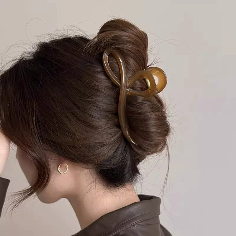 エレガントなゼリーカラーのリボンヘアクロー女性のためのヴィン - Vintage Fashion Ornaments のレビューと価格
