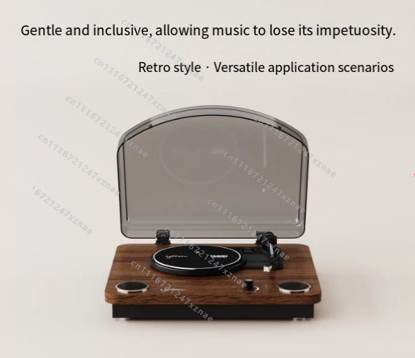 レトロ蓄音機Bluetoothスピーカー ヴィンテージ木製レ - Vintage Fashion Ornaments のレビューと価格