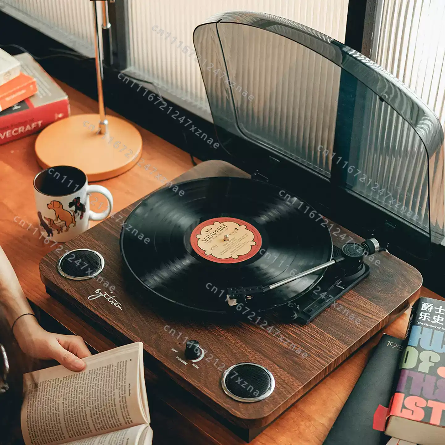 レトロ蓄音機Bluetoothスピーカー ヴィンテージ木製レ - Vintage Fashion Ornaments のレビューと価格
