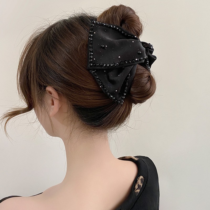 エレガントな大きなラインストーンの弓型ヘアアクセサリー、女の - Vintage Fashion Ornaments のレビューと価格