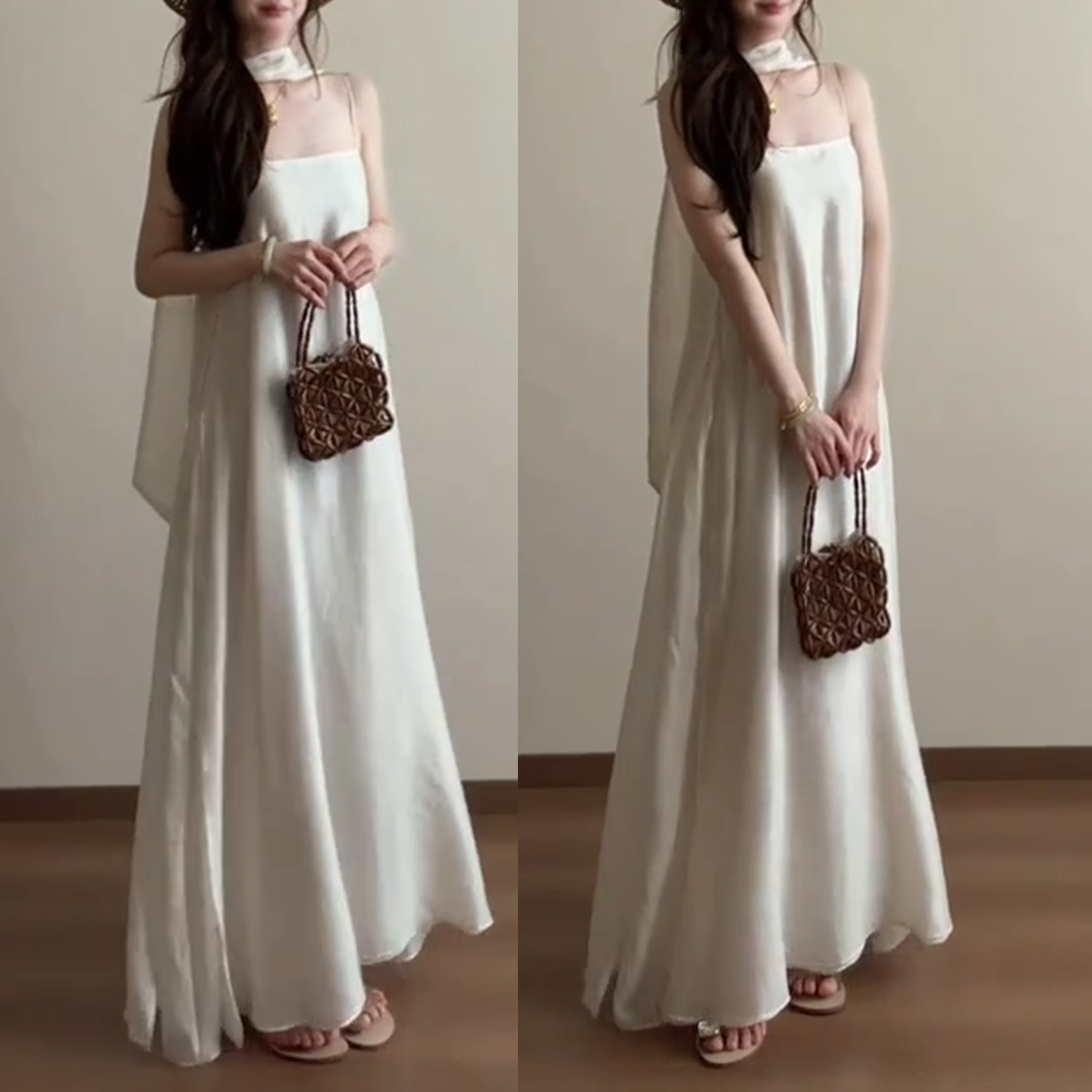 ヴィンテージビーチバケーション2026新作ホワイトスパゲッテ - Vintage Fashion Tiktok のレビューと価格