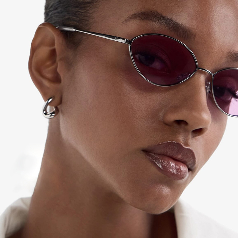 レトロなキャットアイ女性用サングラス、ブランドデザイン、オー - Vintage Fashion Glasses のレビューと価格