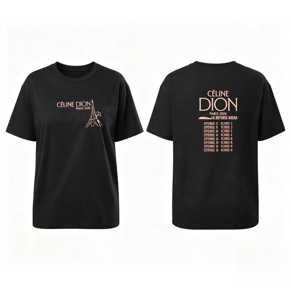 セリーヌ・ディオン パリ2026ツアー Tシャツ ヴィンテー - Vintage Fashion In Paris のレビューと価格