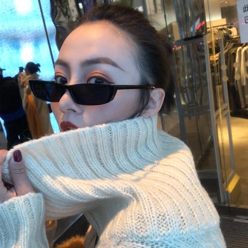 小さな長方形サングラスファッション女性レトロ小さなフレームサ - Vintage Fashion Glasses のレビューと価格