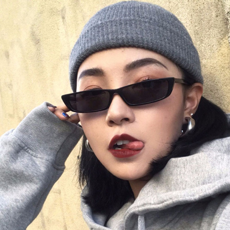 小さな長方形サングラスファッション女性レトロ小さなフレームサ - Vintage Fashion Glasses のレビューと価格