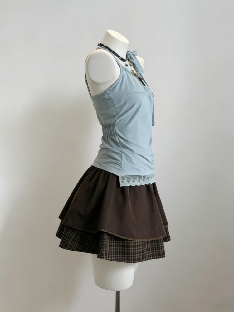 日本の原宿Y2Kヴィンテージスウィートロリータ2ピースセット - Vintage Fashion Outfit のレビューと価格