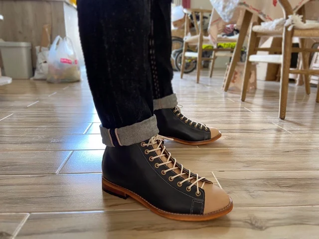 ハイツーリングブーツメンズグッドイヤーウェルトヴィンテージブ - Vintage Fashion Style のレビューと価格