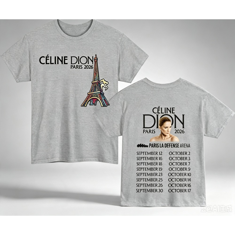 パリ エッフェル塔 ツアー デイトプリント メンズ Tシャツ - Vintage Fashion In Paris のレビューと価格