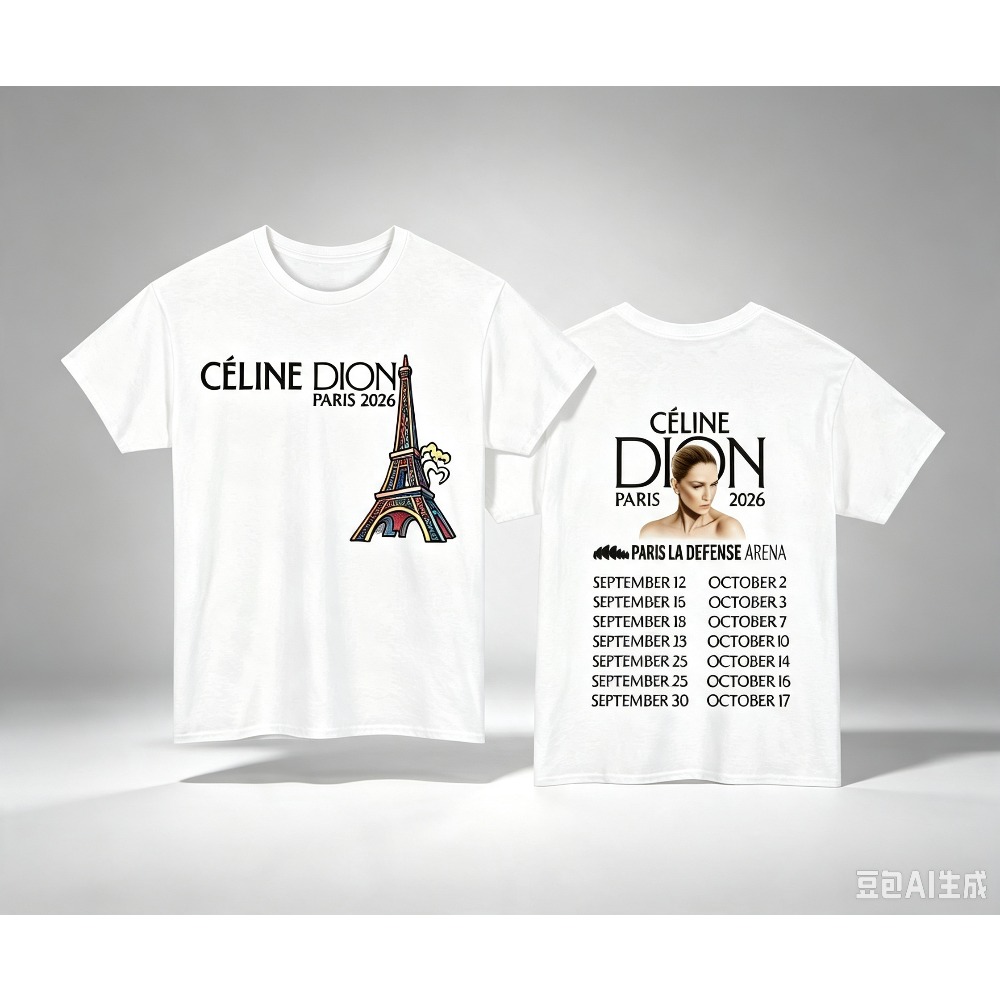 パリ エッフェル塔 ツアー デイトプリント メンズ Tシャツ - Vintage Fashion In Paris のレビューと価格