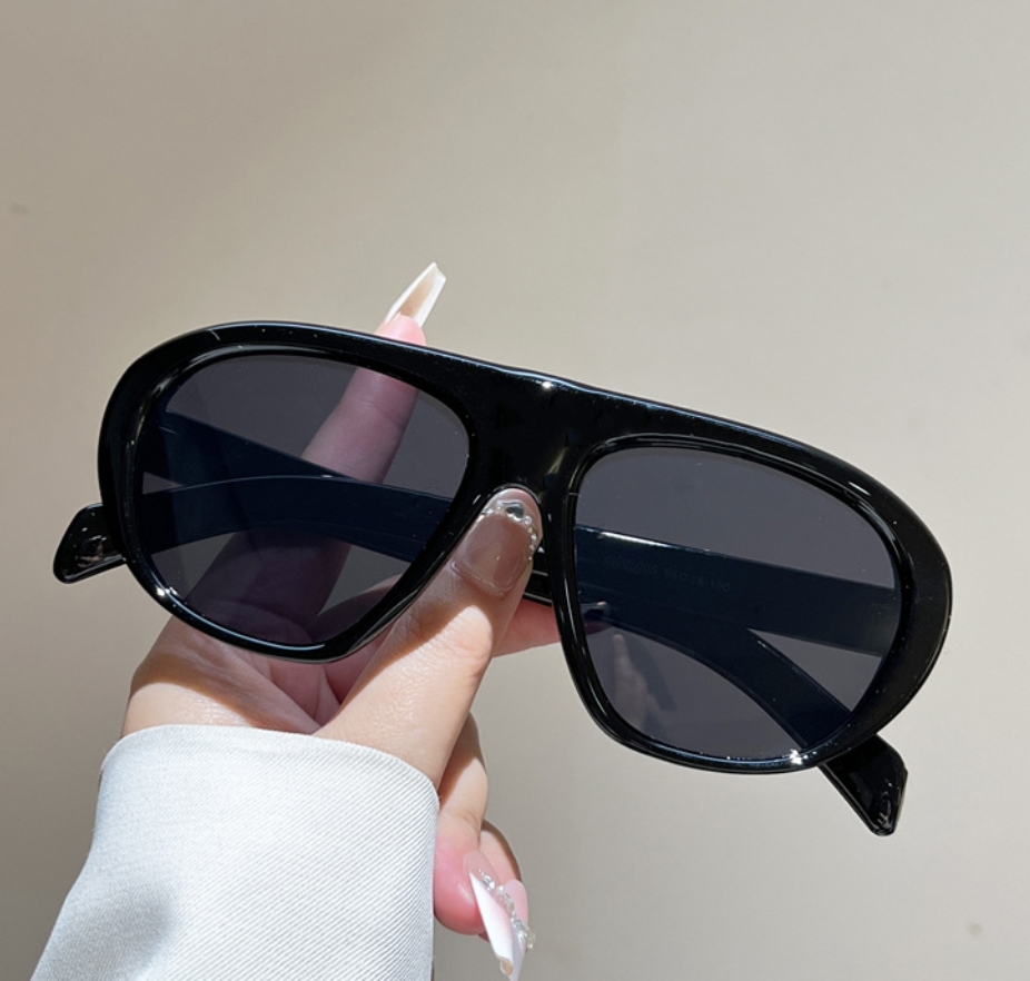 新しい特大パイロットサングラス女性男性ヴィンテージブランドサ - Vintage Fashion Glasses のレビューと価格