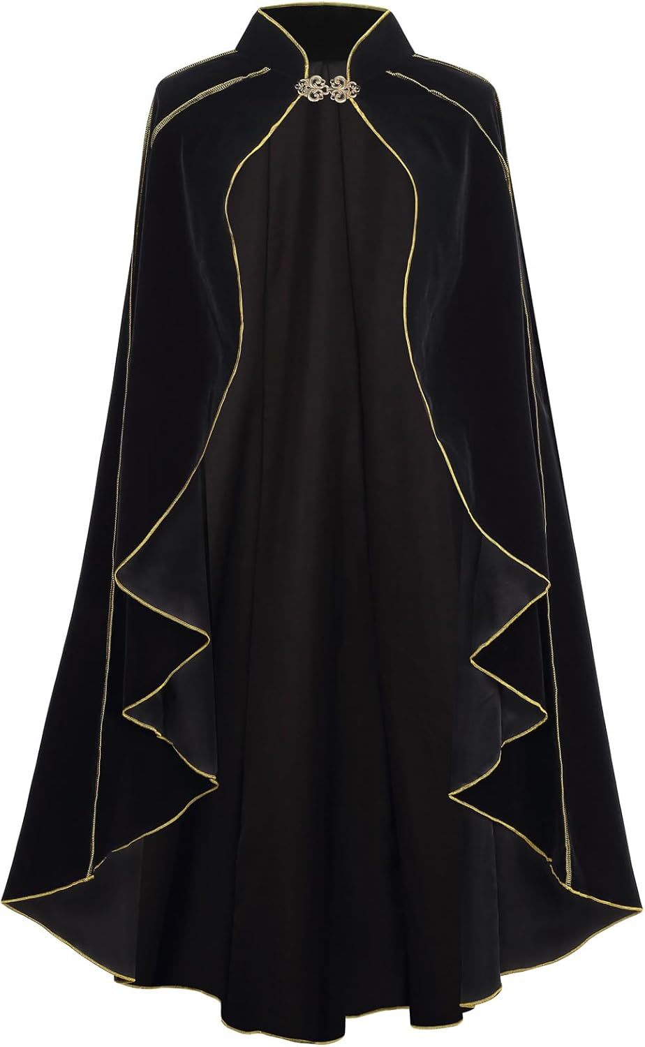 ゴールドトリム付き中世風豪華なマント ヴィンテージ風イレギュ - Vintage Fashion Dress のレビューと価格