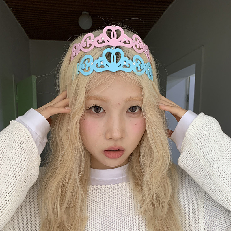 Y2Kヴィンテージミレニアムクラウン型ヘッドバンド　スイート - Vintage Fashion Ornaments のレビューと価格
