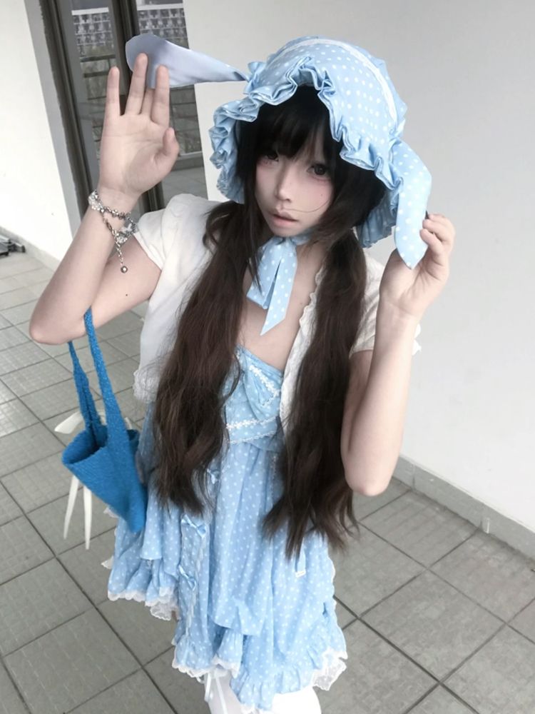 Y2k 日本のヴィンテージスーツ女性スウィートロリータレース - Vintage Fashion Outfit のレビューと価格