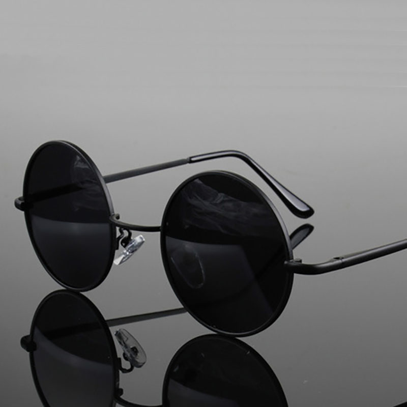 レトロヴィンテージラウンドサングラス男性ブランドデザイナーサ - Vintage Fashion Glasses のレビューと価格