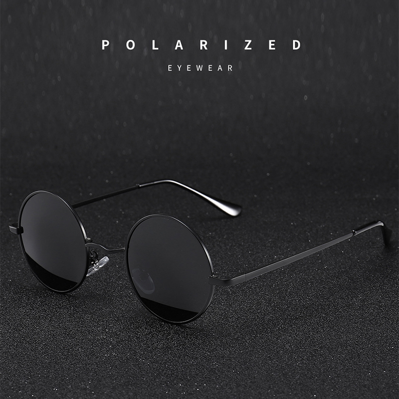 レトロヴィンテージラウンドサングラス男性ブランドデザイナーサ - Vintage Fashion Glasses のレビューと価格